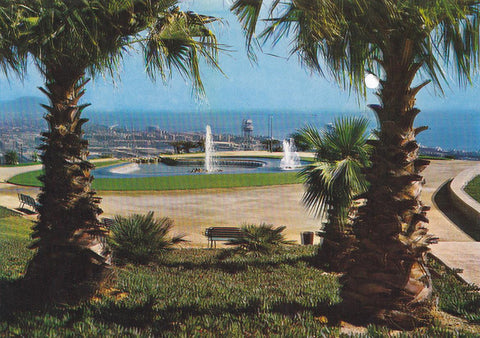 Postal 61258 : Barcelona. Jardines del Castillo de Montjuic