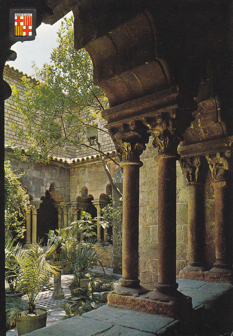 Postal 61270 : Barcelona romanica. Claustro Romanico de la Iglesia de San Pablo