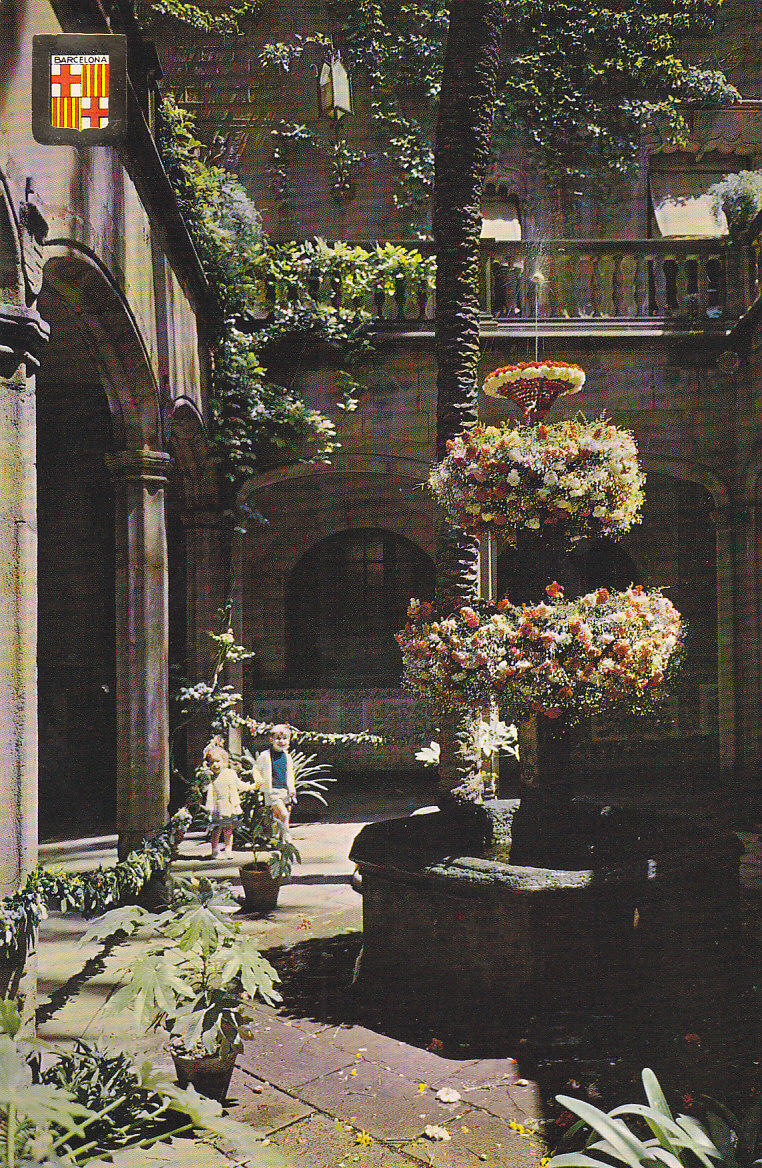 Postal 61271 : Barcelona. Barrio Gotico. Patio de la Casa del Arcadiano