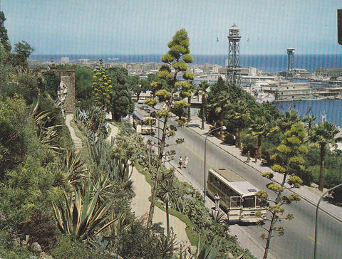 Postal 61272 : Barcelona. Jardines de Miramar