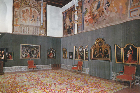 Postal 61305 : Madrid. Monasterio de las Descalzadas Reales. Salon de Pinturas Flamencos