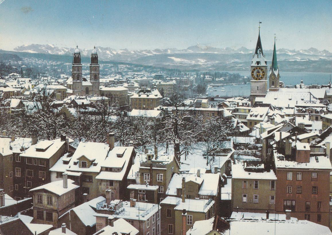 Postal 61343 : Zurich un die Alpen