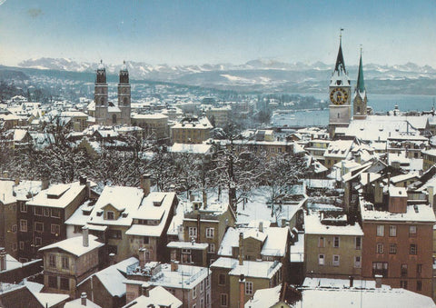 Postal 61343 : Zurich un die Alpen