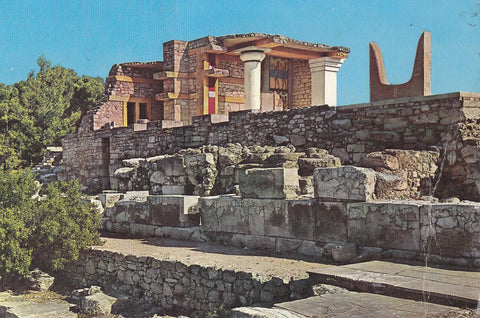 Postal 61344 : The South Propylaeum. Palace of Knossos