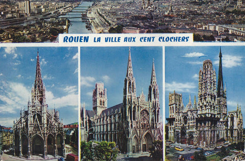 Postal 61347 : Normadie vue generale. France - Rouen