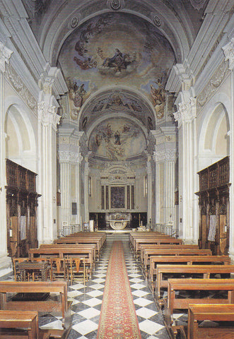 Postal 61413 : Basilica Santuario Madonna dell aiuto. Bobbio (PC) - Interno
