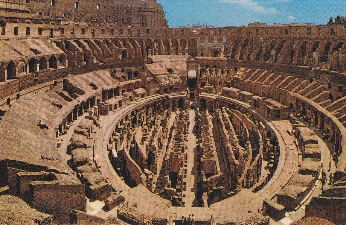 Postal 61414 : Roma. Colosseum - Interior