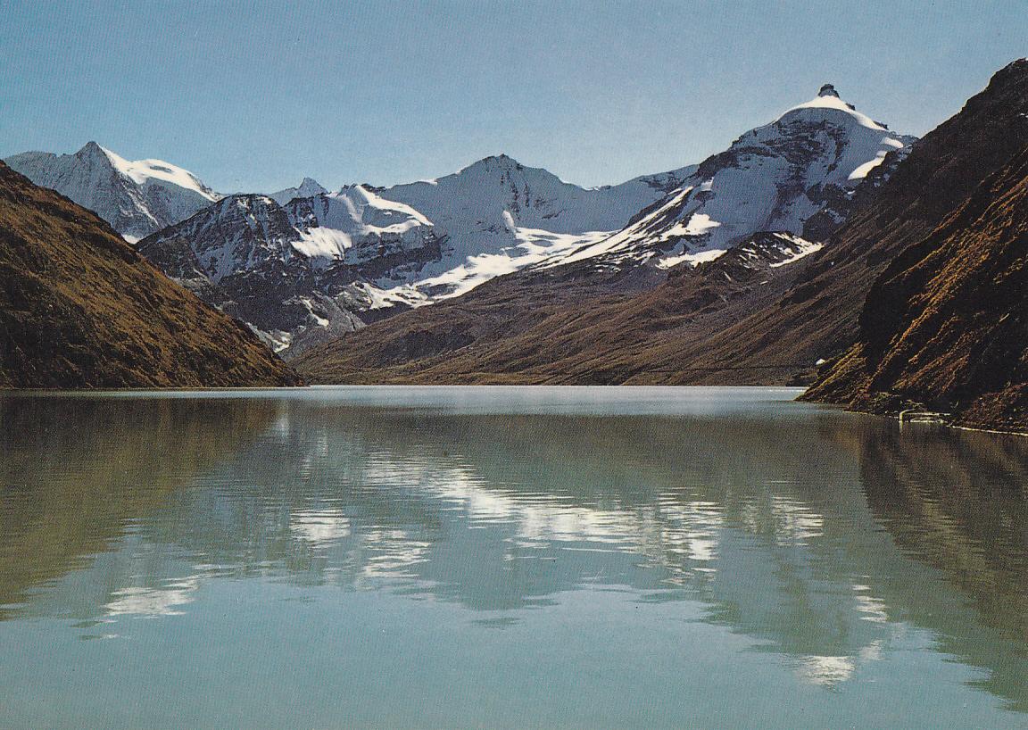 Postal 61419 : Lac du Barrage de la Grande Dixence sur Sion. Val d Heremence Valais Suisse