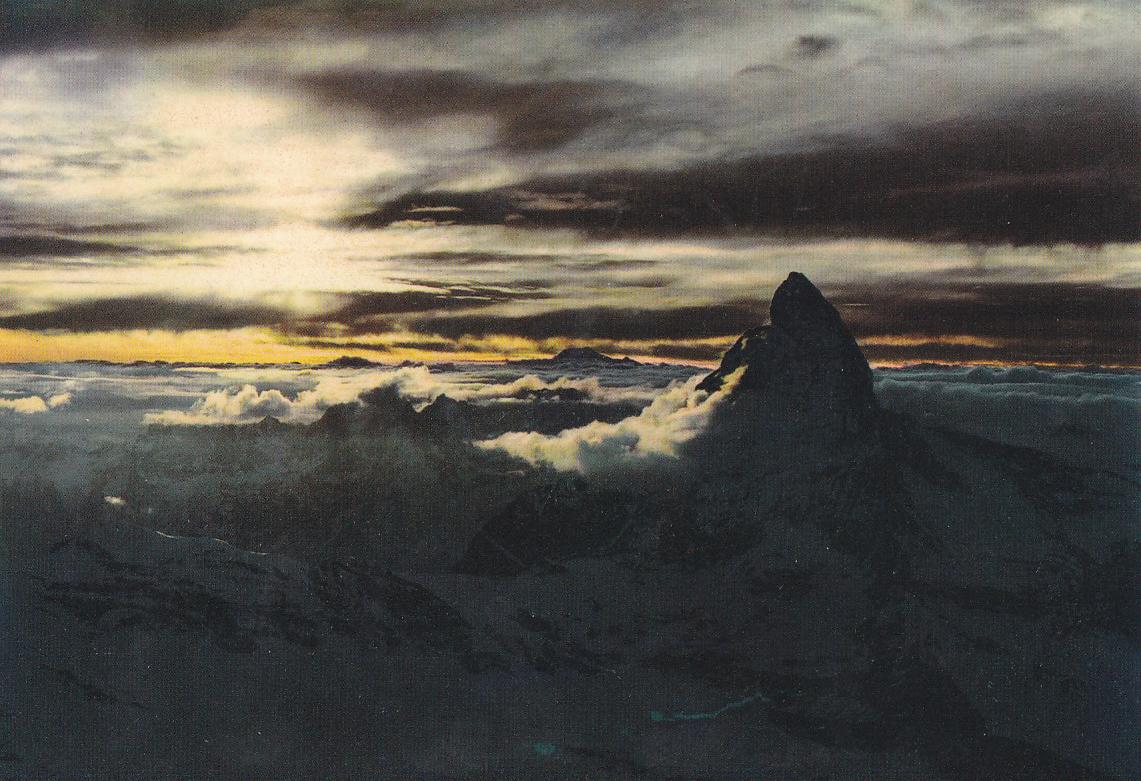 Postal 61473 : Matterhorn - Sonnenuntergang