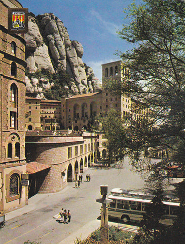 Postal 61478 : Montserrat. Monasterio. Detalle
