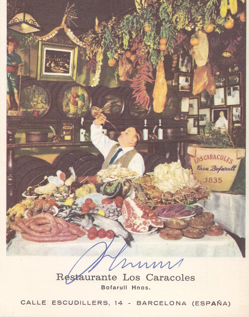 Postal 61487 : Restaurante los Caracoles Bofarull Hnos - Barcelona