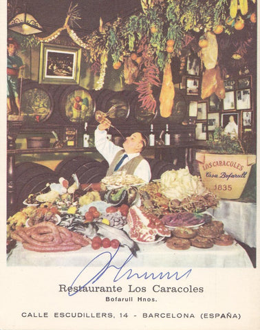 Postal 61487 : Restaurante los Caracoles Bofarull Hnos - Barcelona