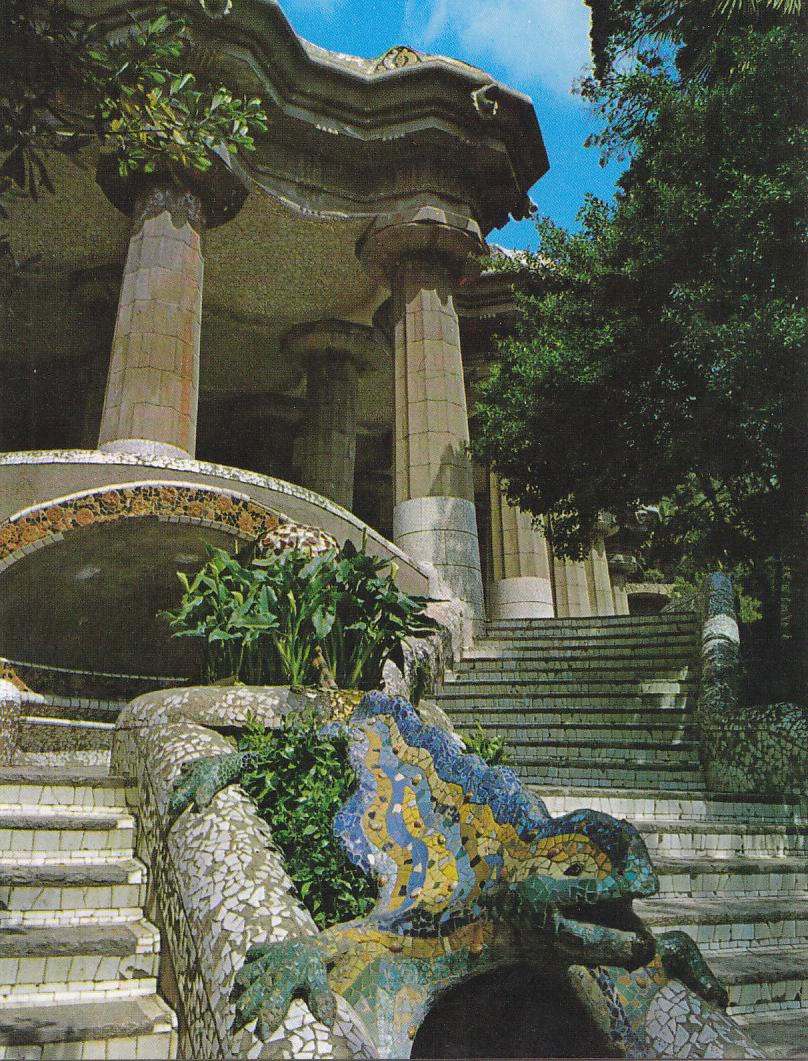 Postal 61509 : Barcelona. Parque Guell (Gaudi). Dragon