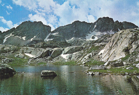 Postal 61519 : Pirineo Frances. Region Marcadau-Wallon. Lago de Cambales y macizo de Araillous