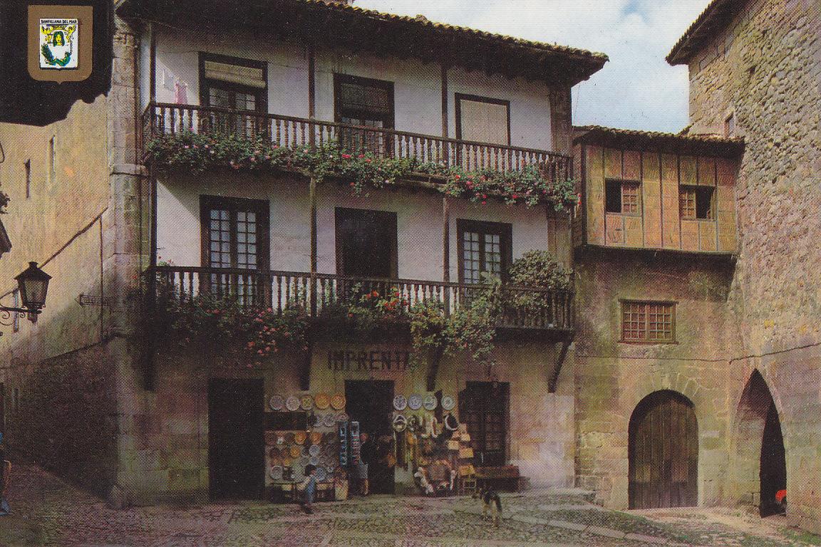 Postal 61571 : Santillana del Mar (Cantabria). Casa tipica
