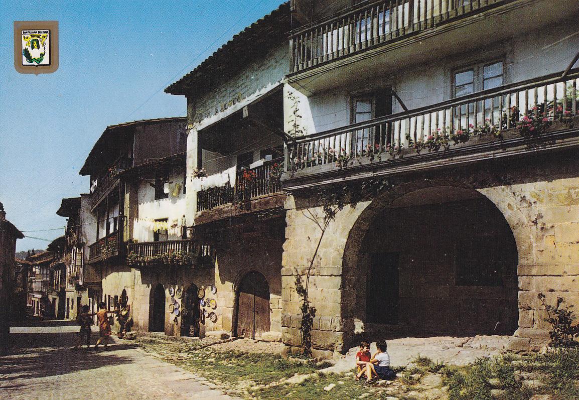 Postal 61573 : Santillana del Mar (Cantabria). Calle tipica