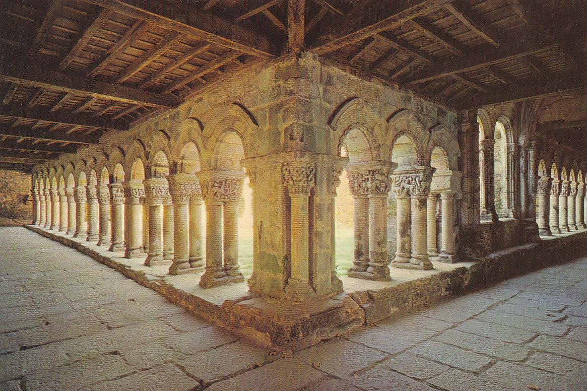 Postal 61576 : Santillana del Mar (Santander). Colegiata (Naves del Claustro)
