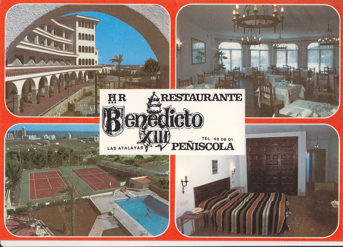 Postal 61610 : Hostal Residencia. Benedicto XIII. Peñiscola (Castellon)