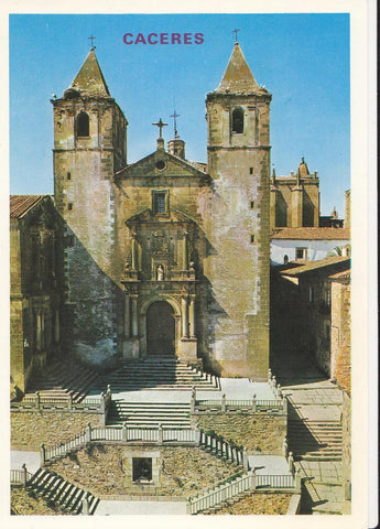Postal 61622 : Caceres. Plaza de San Jorge e Iglesia de San Francisco Javier