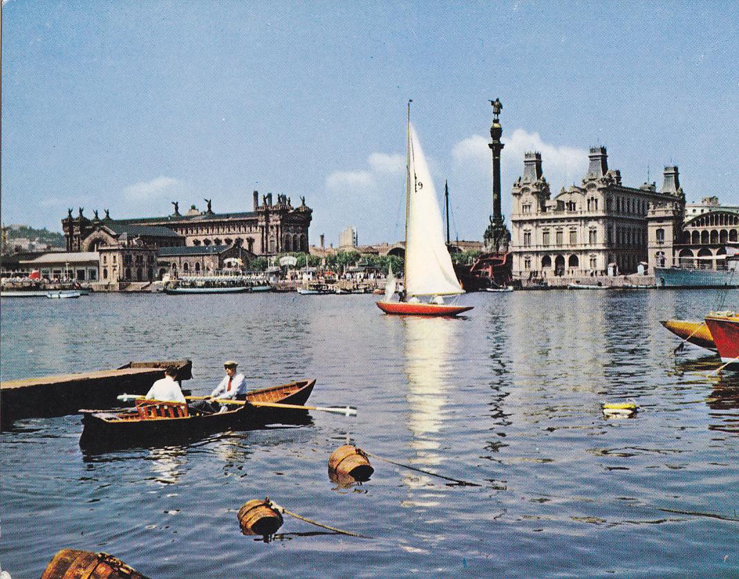 Postal 61651 : Barcelona. La Puerta desde el Club Maritimo