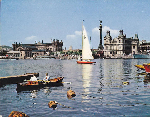 Postal 61651 : Barcelona. La Puerta desde el Club Maritimo