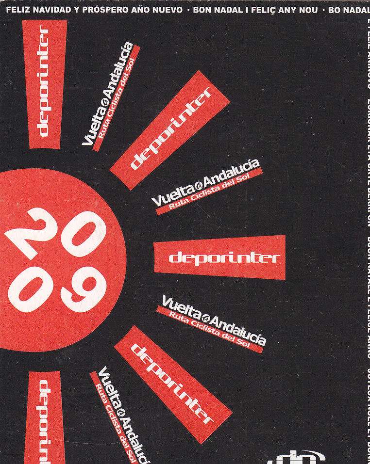 Postal 61666 : Tarjeta de felicitacion navideña. Deporinter