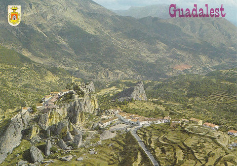 Postal 61681 : Castell de Guadalest (Alicante). Vista aerea
