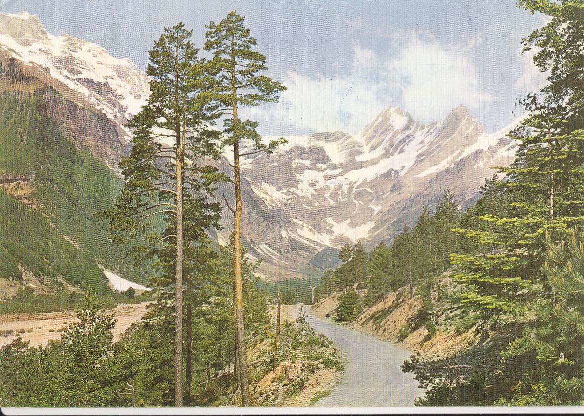 Postal 61694 : Bielsa. pirineo Aragones. Valle de Pineta 
