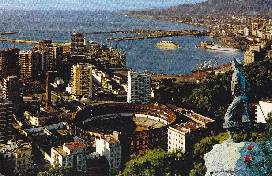 Postal 61747 : Malaga. Vista panoramica