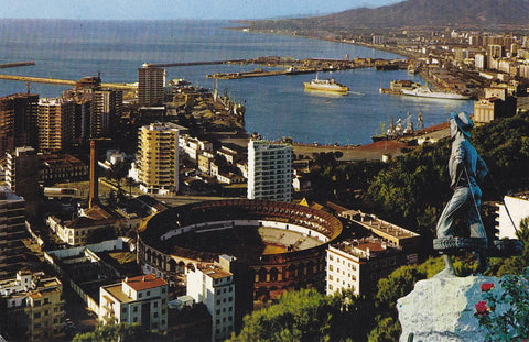 Postal 61747 : Malaga. Vista panoramica