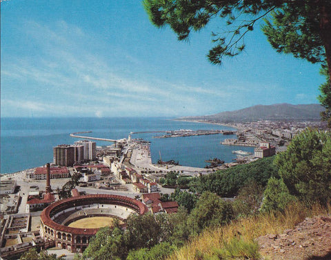 Postal 61760 : Malaga. Vista general del Puerto