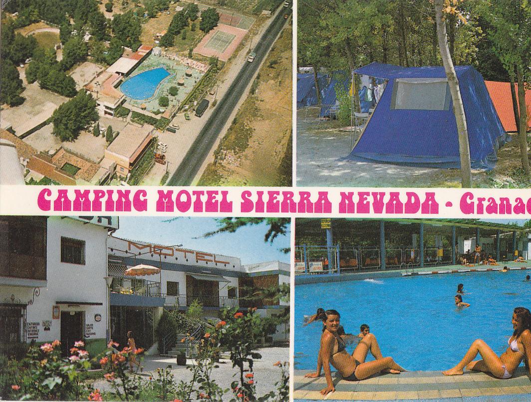 Postal 61778 : Camping Motel Sierra Nevada. Primera categoria. Carretera de Jaen