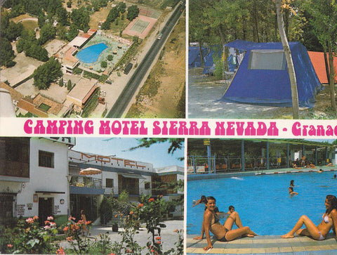 Postal 61778 : Camping Motel Sierra Nevada. Primera categoria. Carretera de Jaen