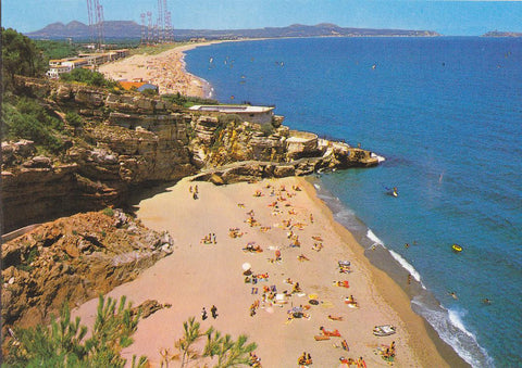 Postal 61781 : Costa Brava Pals. Playas al fondo el Montgri y las Medas