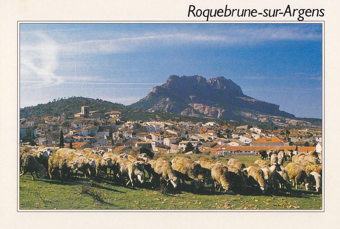 Postal 61792 : Roquebrune-sur-argens. Le village au pied du Rocher