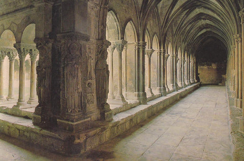 Postal 61832 : Arles - St. Trophime. Cloister: detail