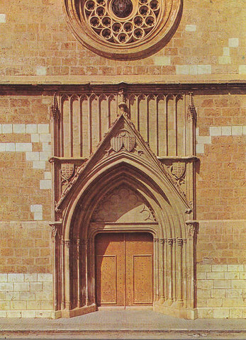 Postal 61846 : Teruel. Fachada principal de la iglesia de San Francisco S. XV