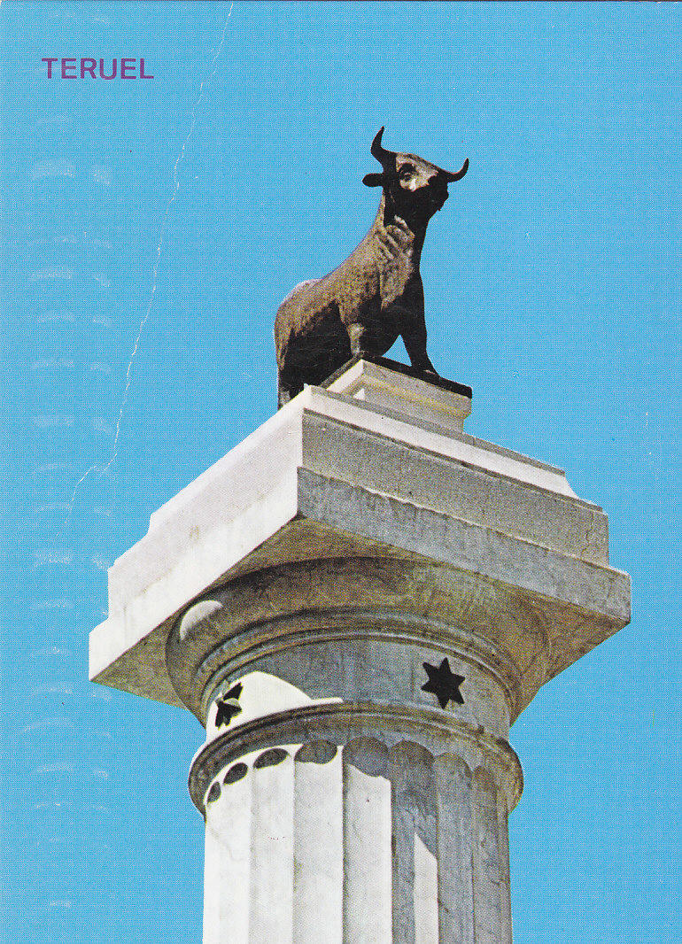Postal 61847 : Teruel. Monumento al Torico