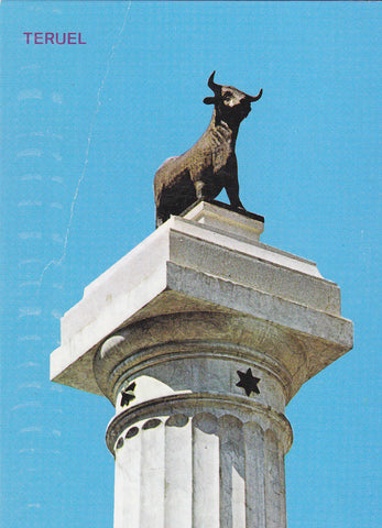 Postal 61847 : Teruel. Monumento al Torico
