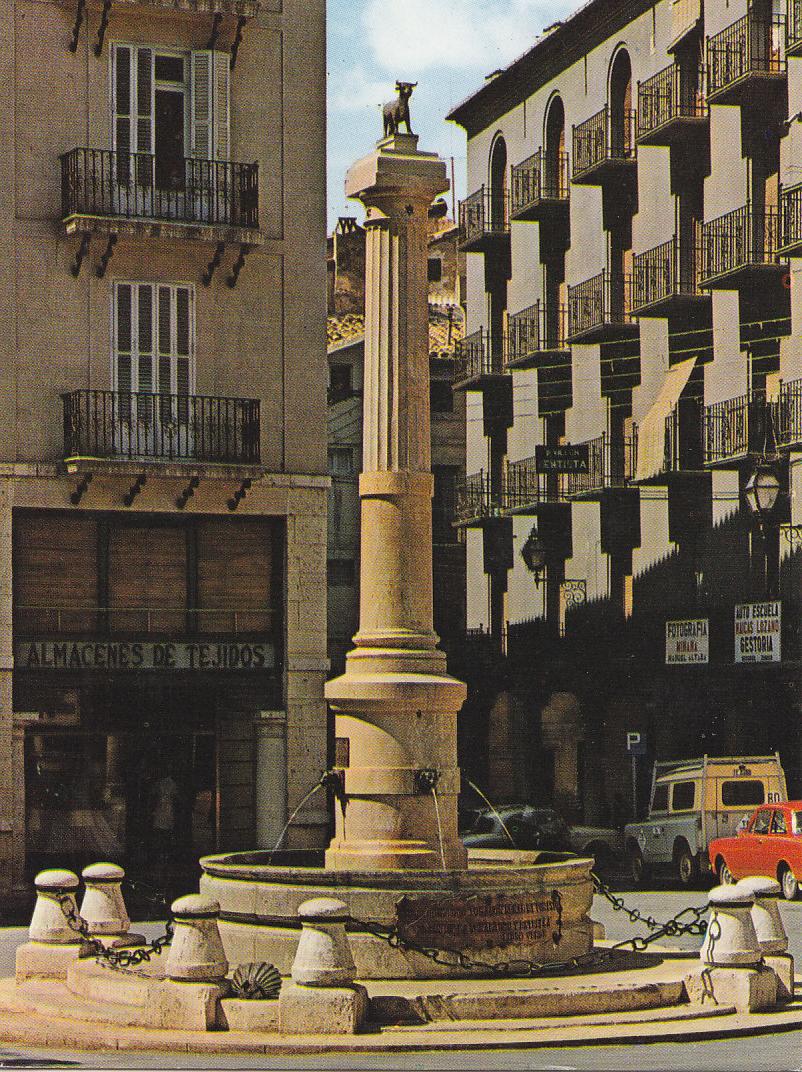 Postal 61854 : Teruel. Plaza de Carlos Castel (Torico)