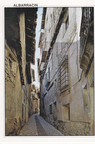 Postal 61871 : Albarracin (Teruel). Tipica calle de Azagra (Monumento Nacional)