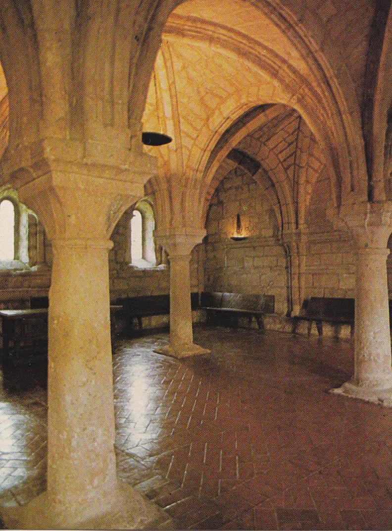 Postal 61899 : Monasterio de la Santa Espina (Valladolid). Sala Capitular. Siglo XII