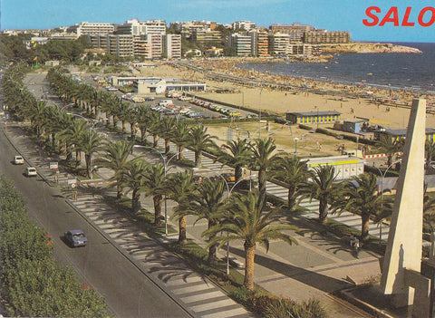 Postal 61915 : Salou (Tarragona) España. Detalle playa de Levante