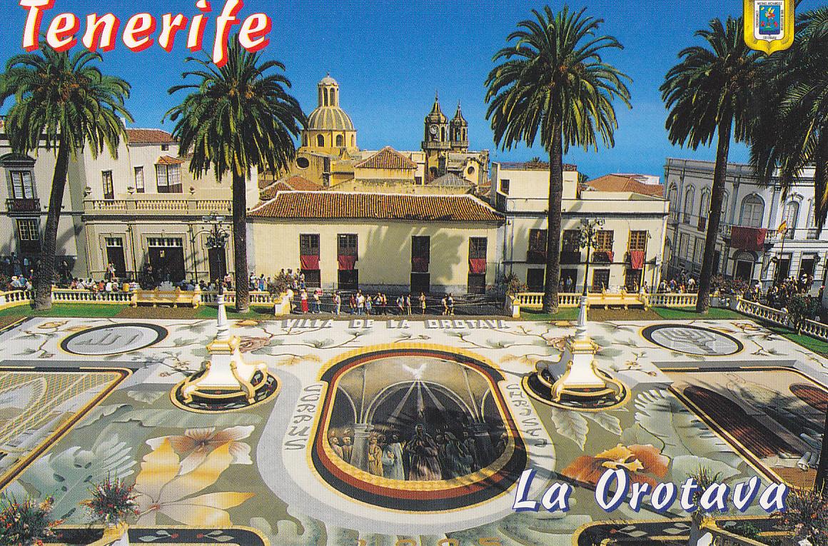 Postal 61917 : Tenerife - La Orotova. Tapiz de tierras volcanicas