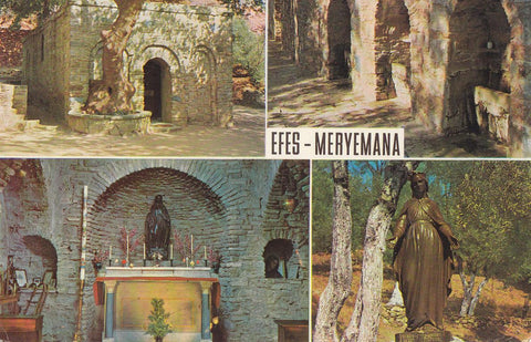 Postal 61967 : Efes-Turkiye. The virgin Mary