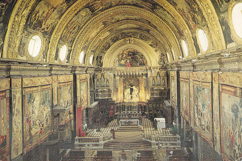 Postal 61970 : Malta - St. John Co-Cathedral. The Interior