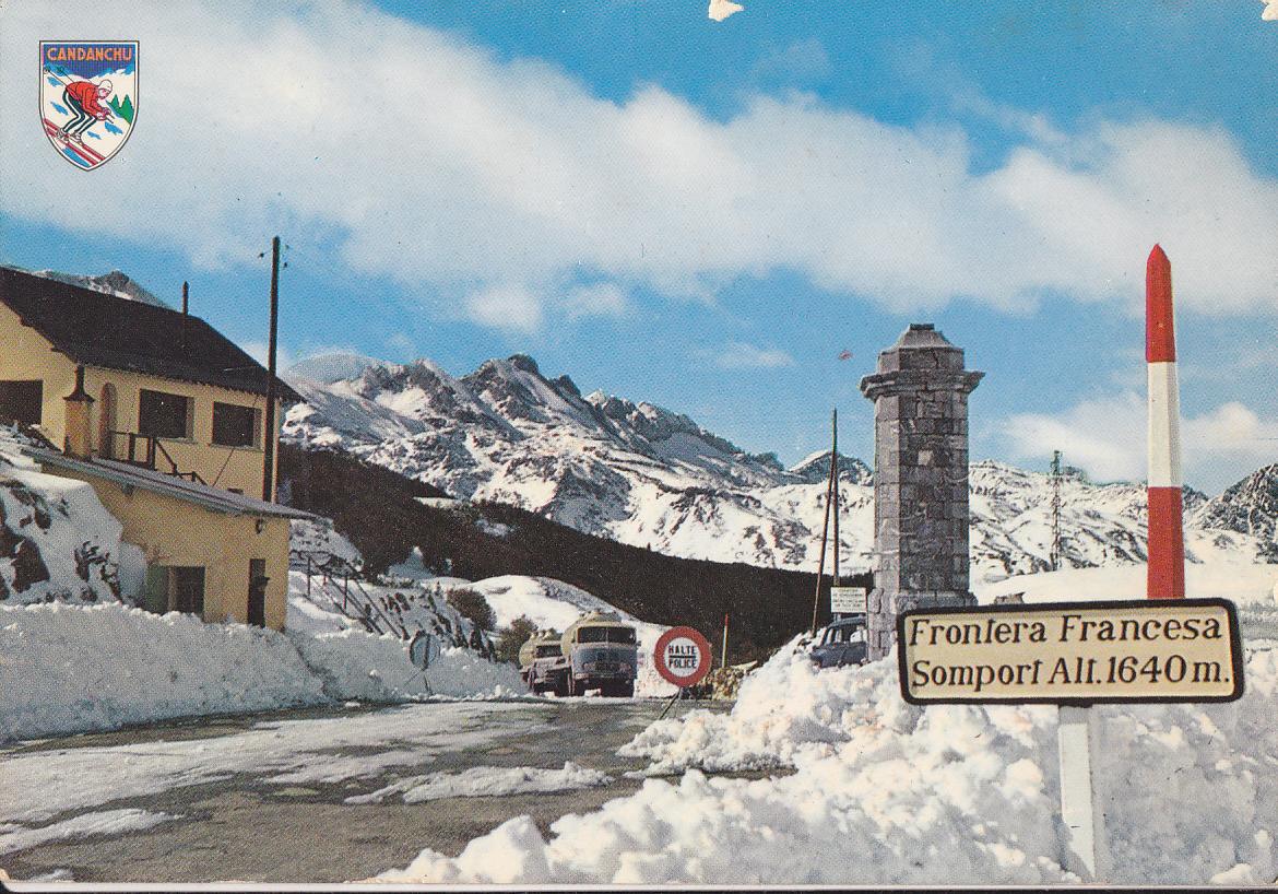 Postal 61978 : Pirineo Aragones. Candanchu Puerto del Somport