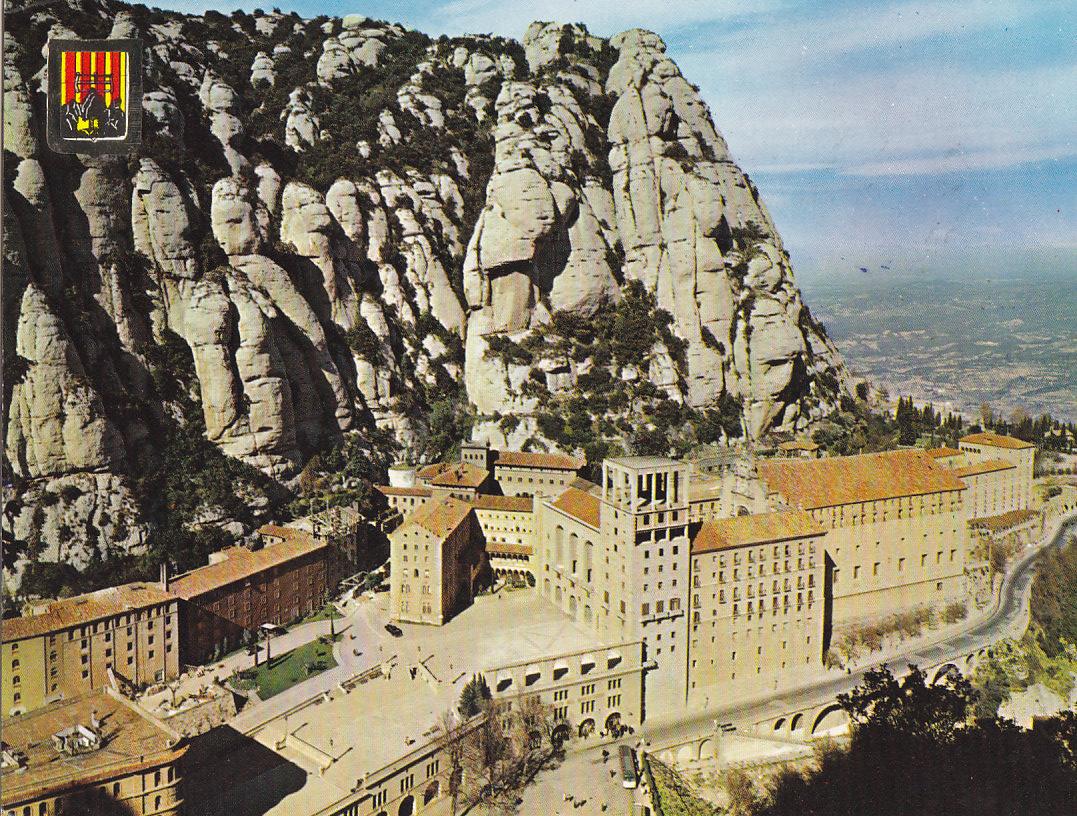Postal 61986 : Montserrat. Vista general del Monasterio