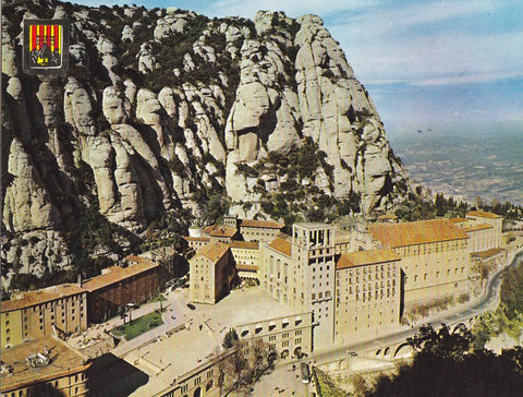 Postal 61986 : Montserrat. Vista general del Monasterio