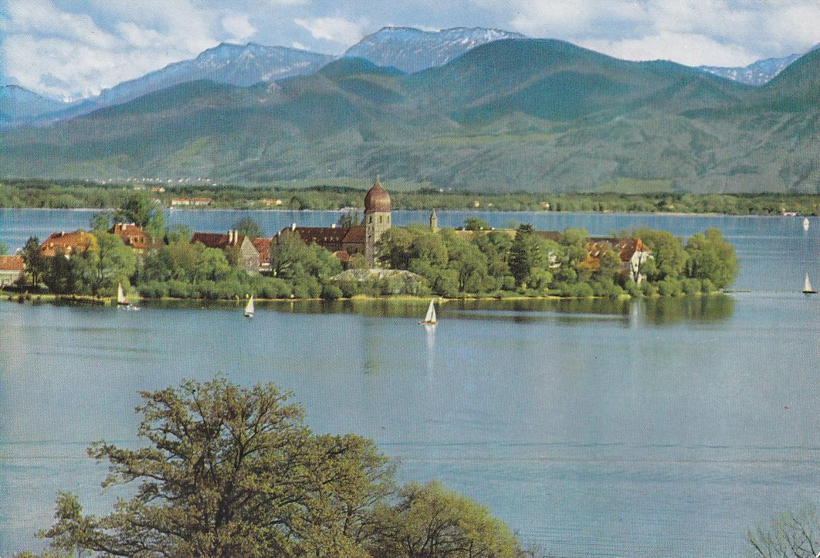 Postal 61996 : Fraueninsel im Chiemsee Byeriche Alpen